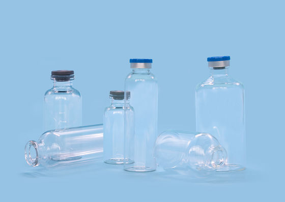 Καυτό μπουκάλι γυαλιού φιαλιδίων SFDA Borosilicate σφράγισης χαμηλό αλατισμένο