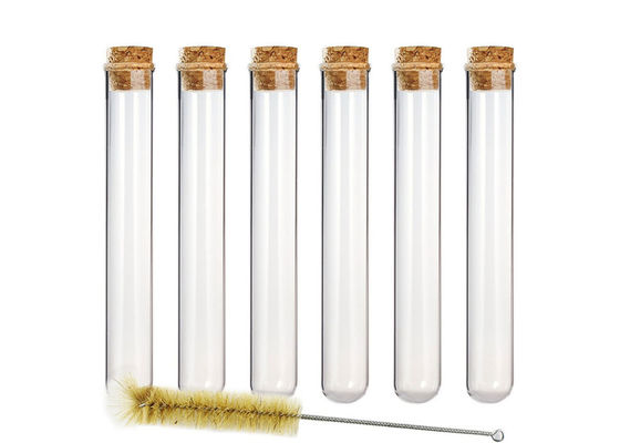 Πλαστική ΚΑΠ Tranparant χαμηλό Borosilicate 12mm σωλήνας γυαλιού