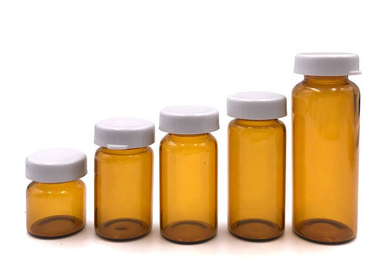 Λεπτό μπουκάλι γυαλιού αντιβιοτικών YBB 10ml ιατρικής 24x45mm