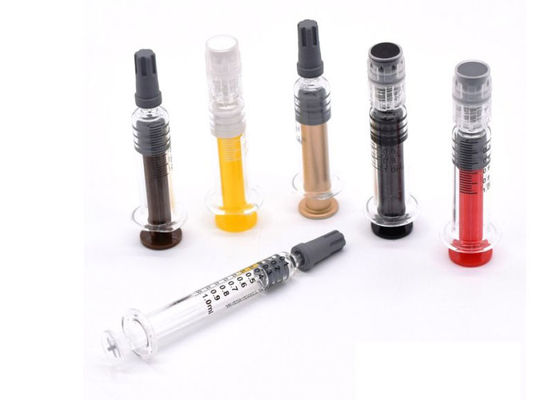 Άκαμπτη Borosilicate Prefillable σύριγγα γυαλιού πωμάτων 60ml